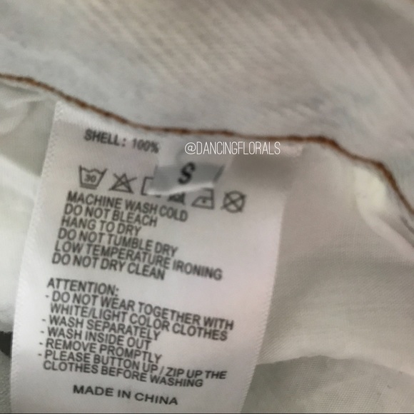 Brandy Melville Kenzo patch denim jeans - Picture 3 of 6